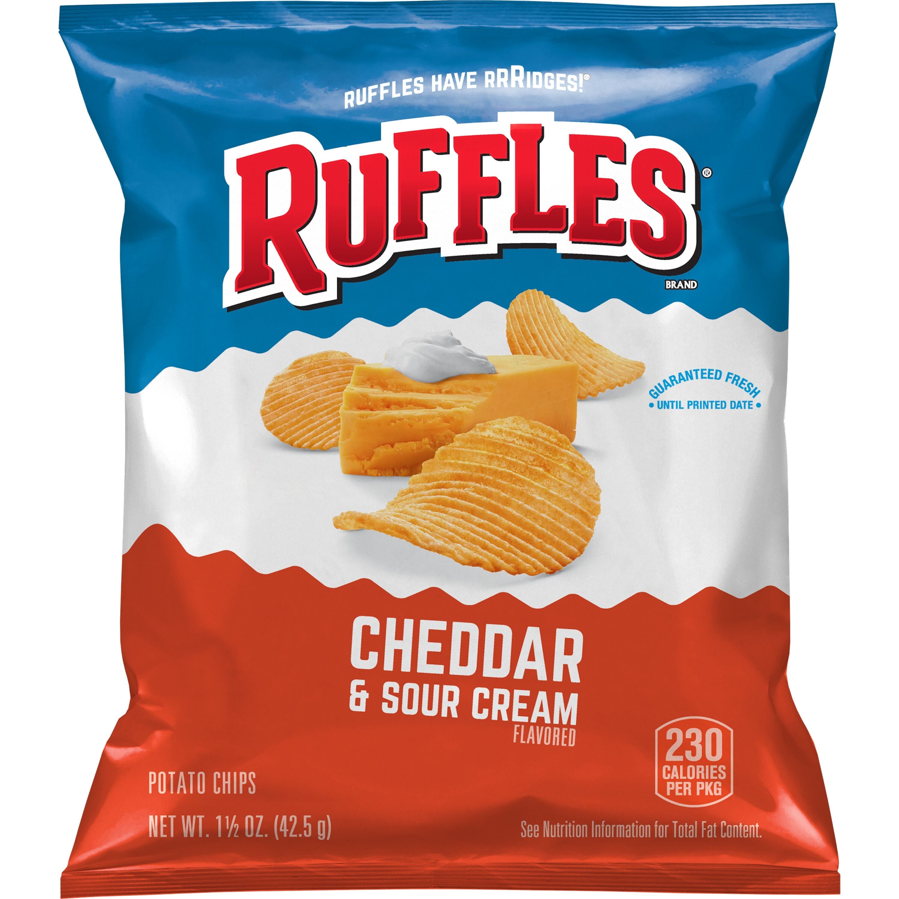 Ruffles Cheddar & Sour Cream 1.5 Oz (24 Count Box)