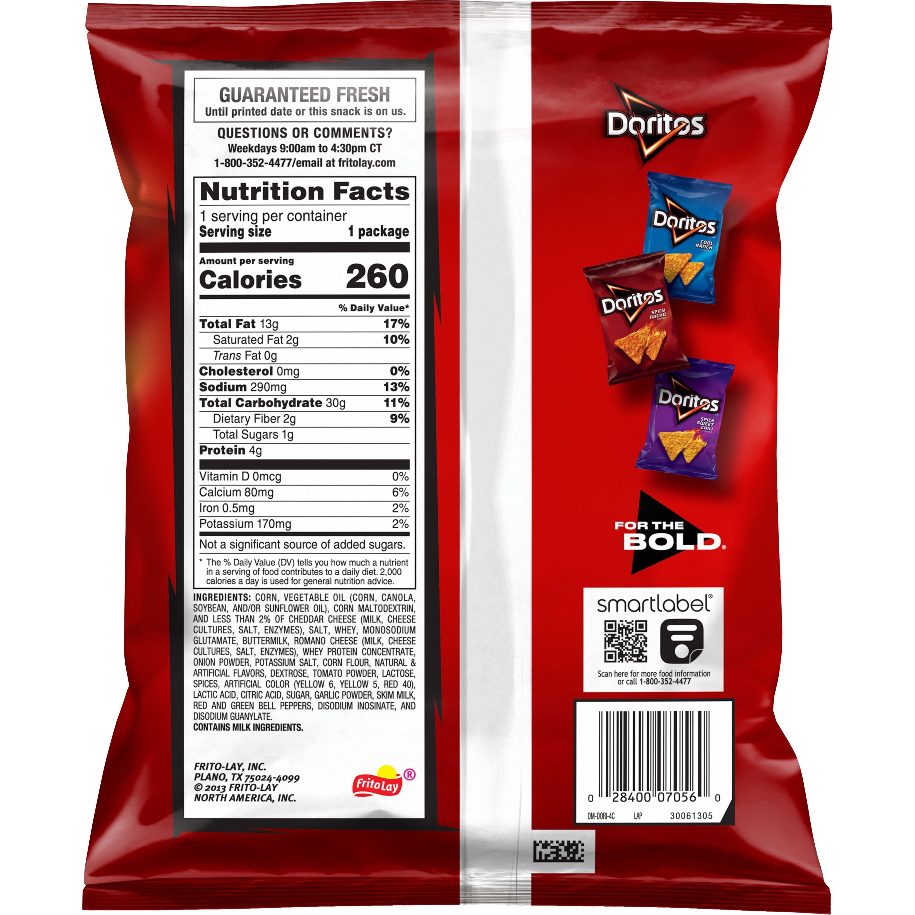 Doritos Nacho Cheese 1.75 Oz (24 Count Box)