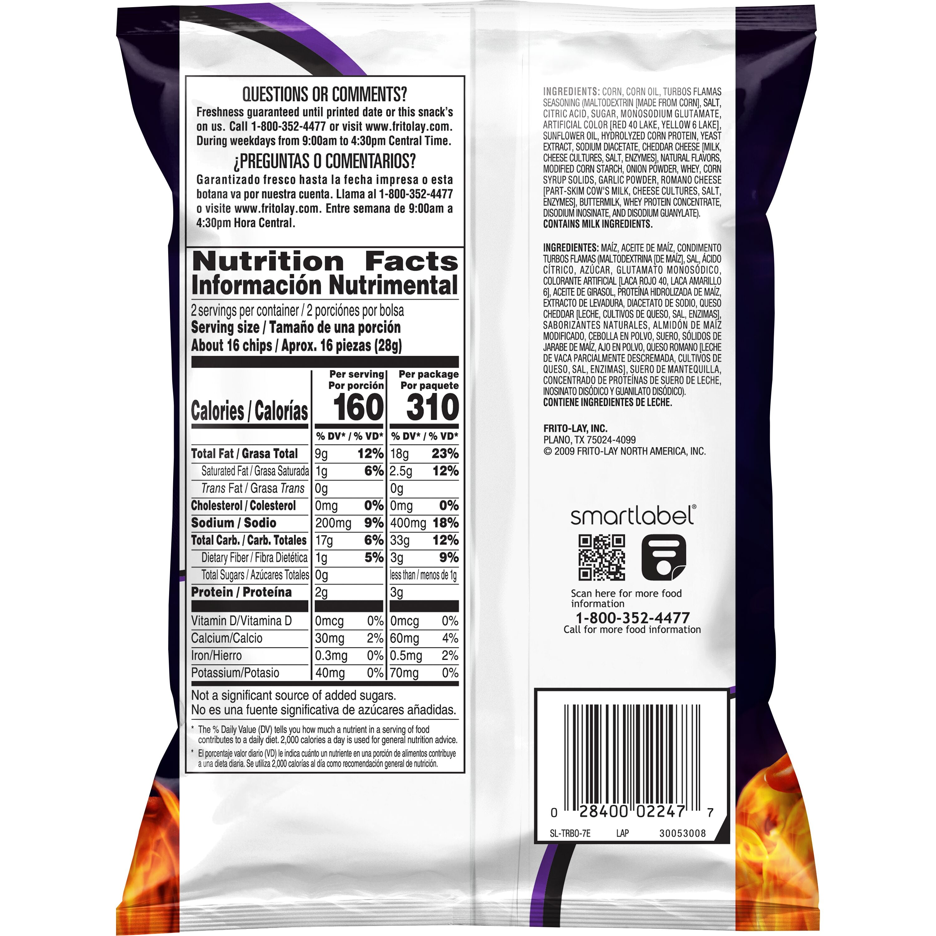 Turbos Flamas 2 Oz (24 Count Box)