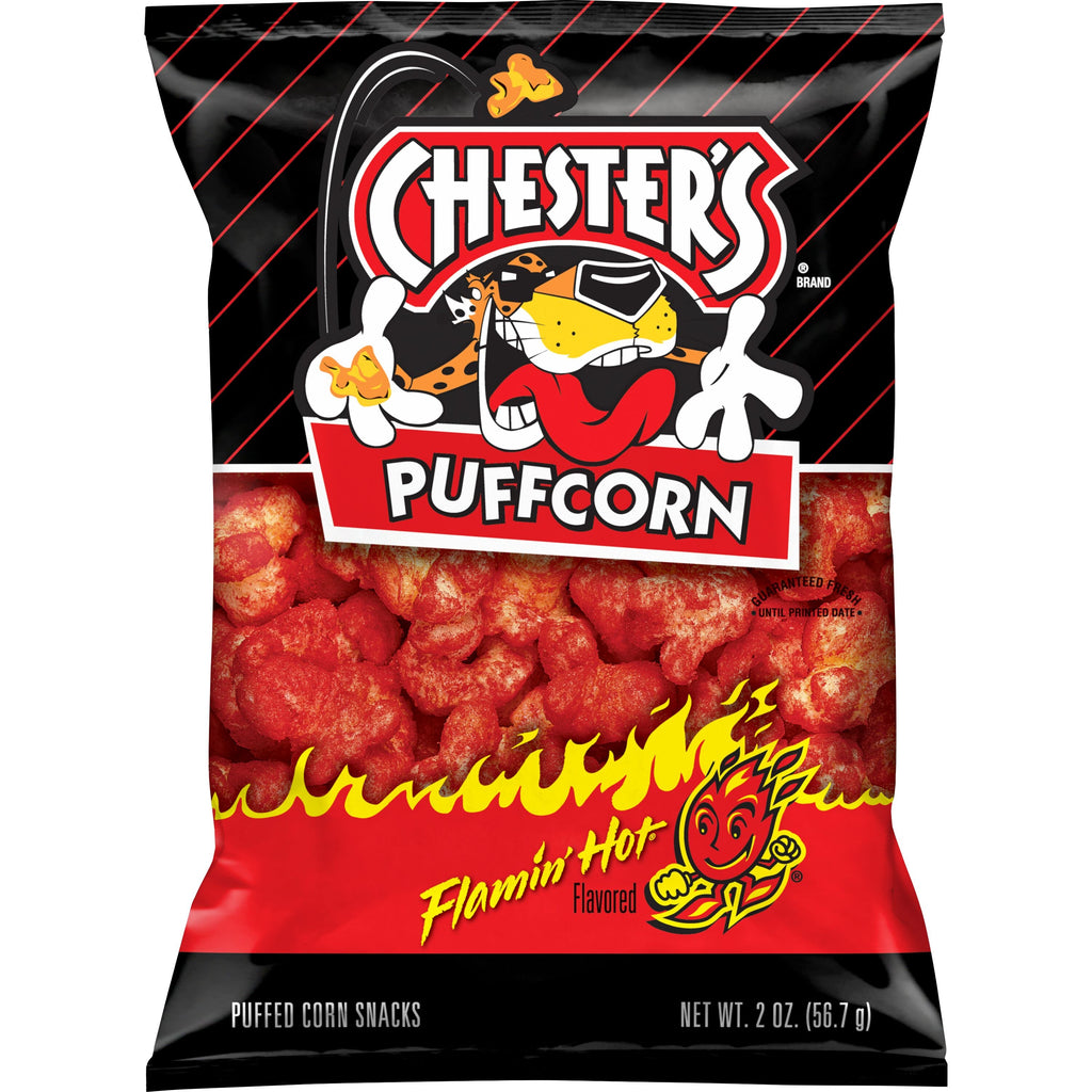 Chesters Puffcorn Flamin Hot XVL 2 Oz (20 Count Box)