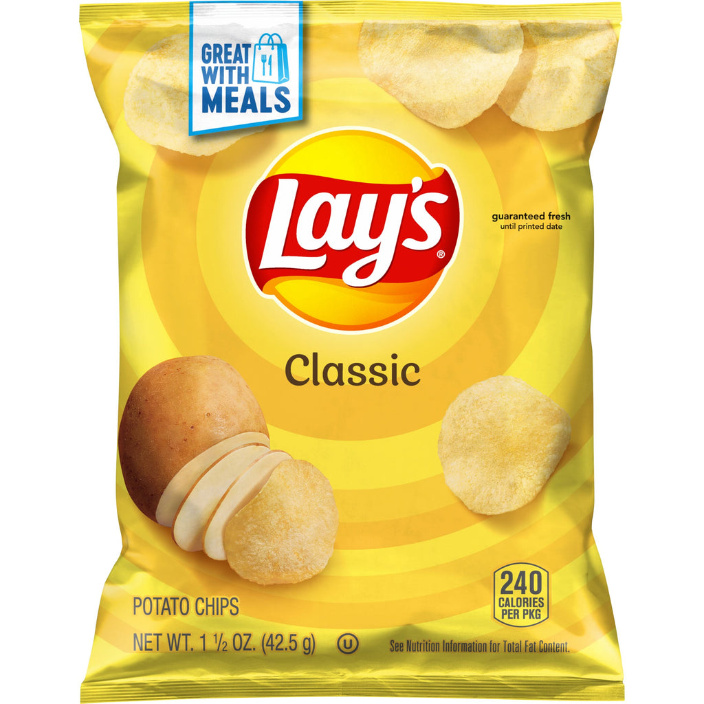 Lays Classic 1.5 Oz (24 Count Box)