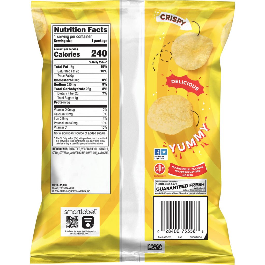 Lays Classic 1.5 Oz (24 Count Box)
