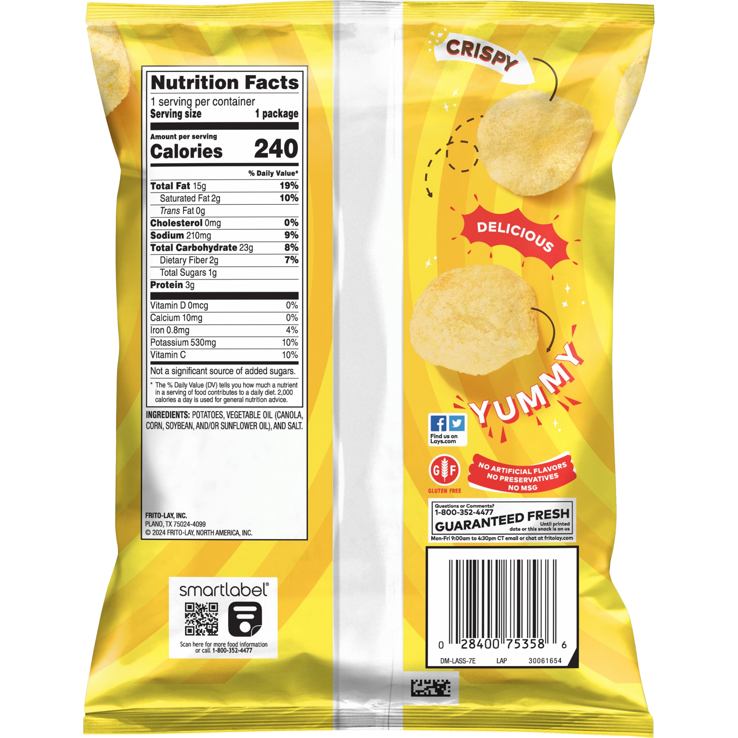 Lays Classic 1.5 Oz (24 Count Box)