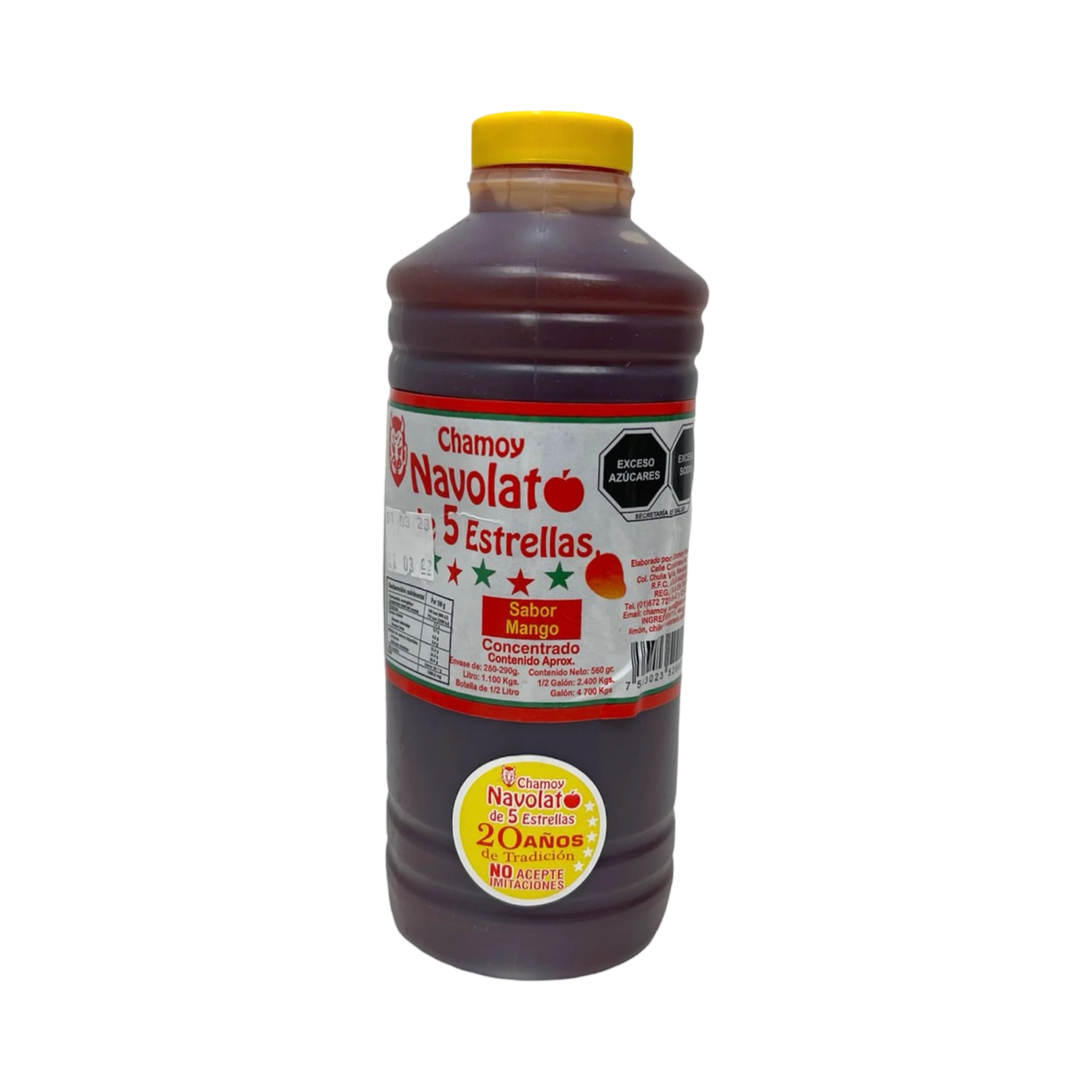 Navolato de 5 Estrellas Natural Pulp Chamoy with Mango Sauce