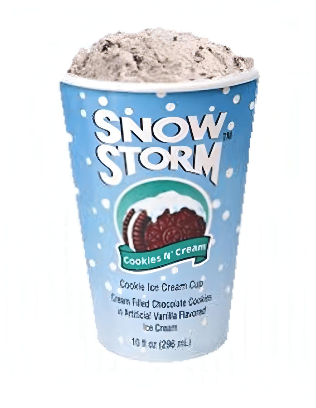 Snow Storm Cookies & Cream Ice Cream Cup (6 or 12 Count)