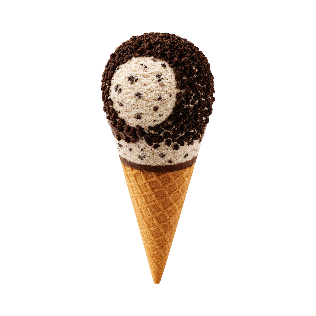 Blue Bunny Big Dipper Cookies & Cream Ice Cream Cone (12 Or 24 Count)