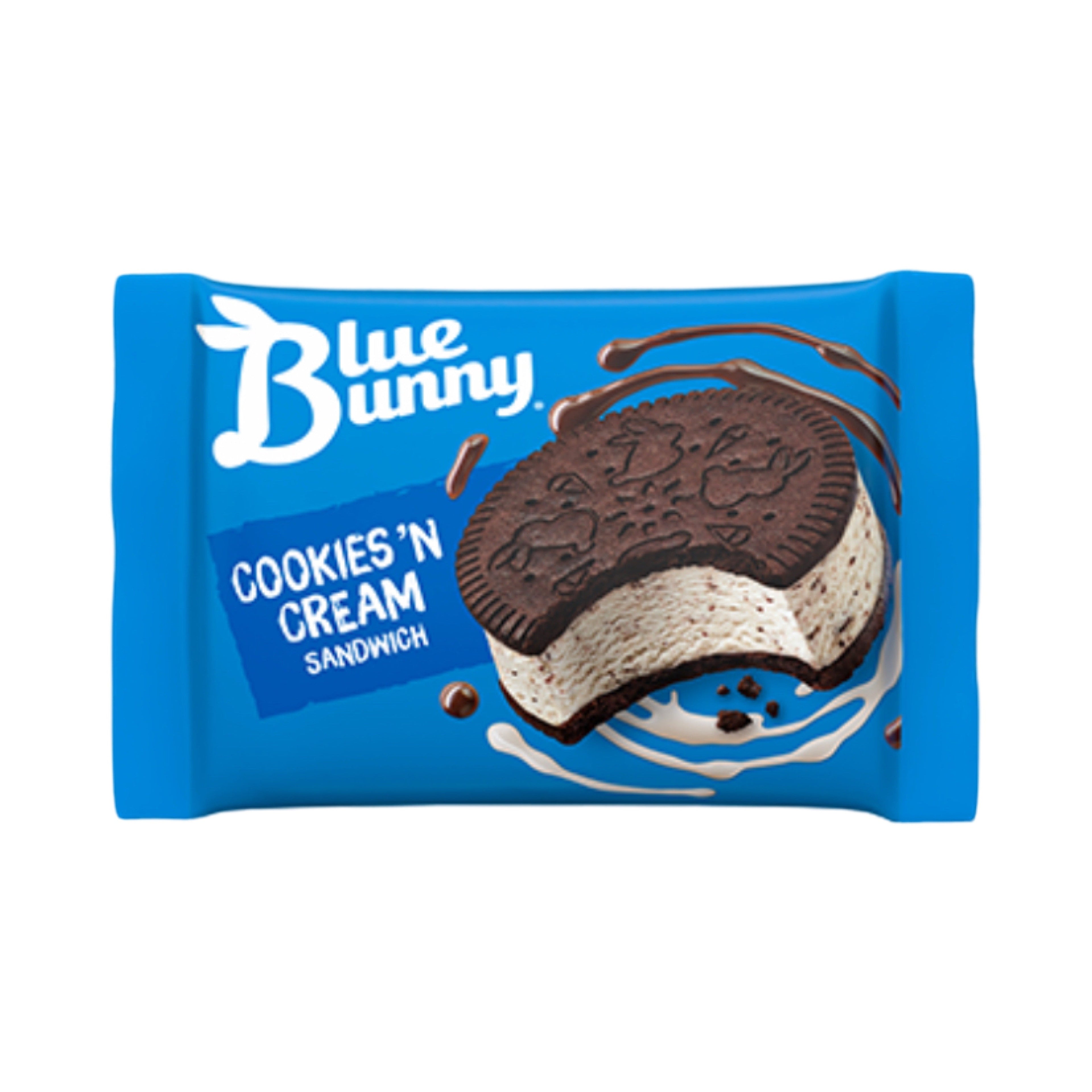 Blue Bunny Cookies & Cream Ice Cream Sandwich (12 or 24 Count)