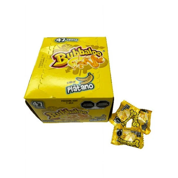 Bubbaloo Platano Chewing Gum (47 Count)