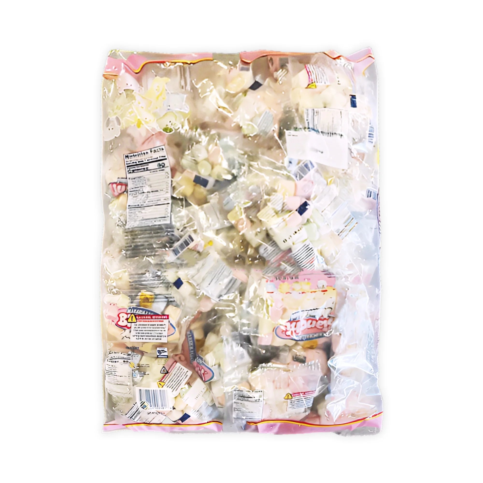 De La Rosa Bianchi Mini Rainbow Marshmallow Packets, Assorted Fruit Flavors, 30 Count