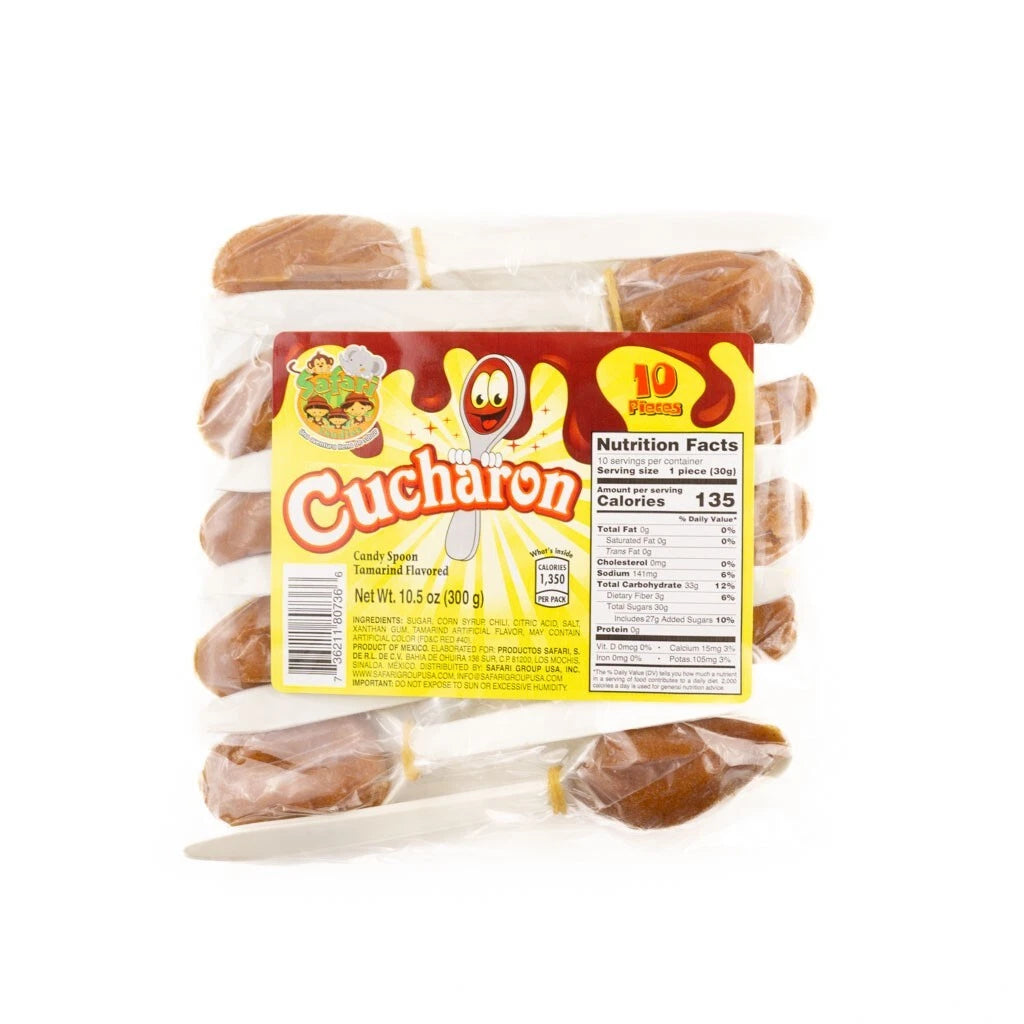 Dulces Tipicos Cucharota Tamarindo Spoon Candy (10 Count)