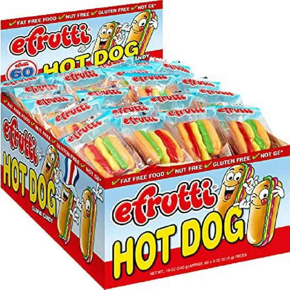 Efrutti Hot Dog (60 Count)