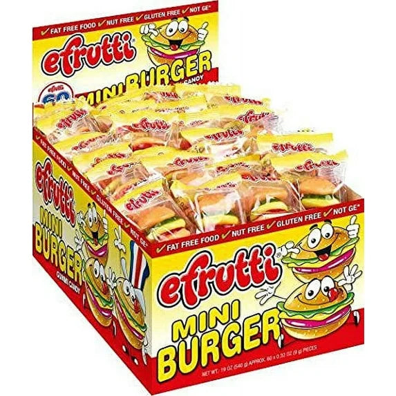 Efrutti Mini Burger (60 Count)