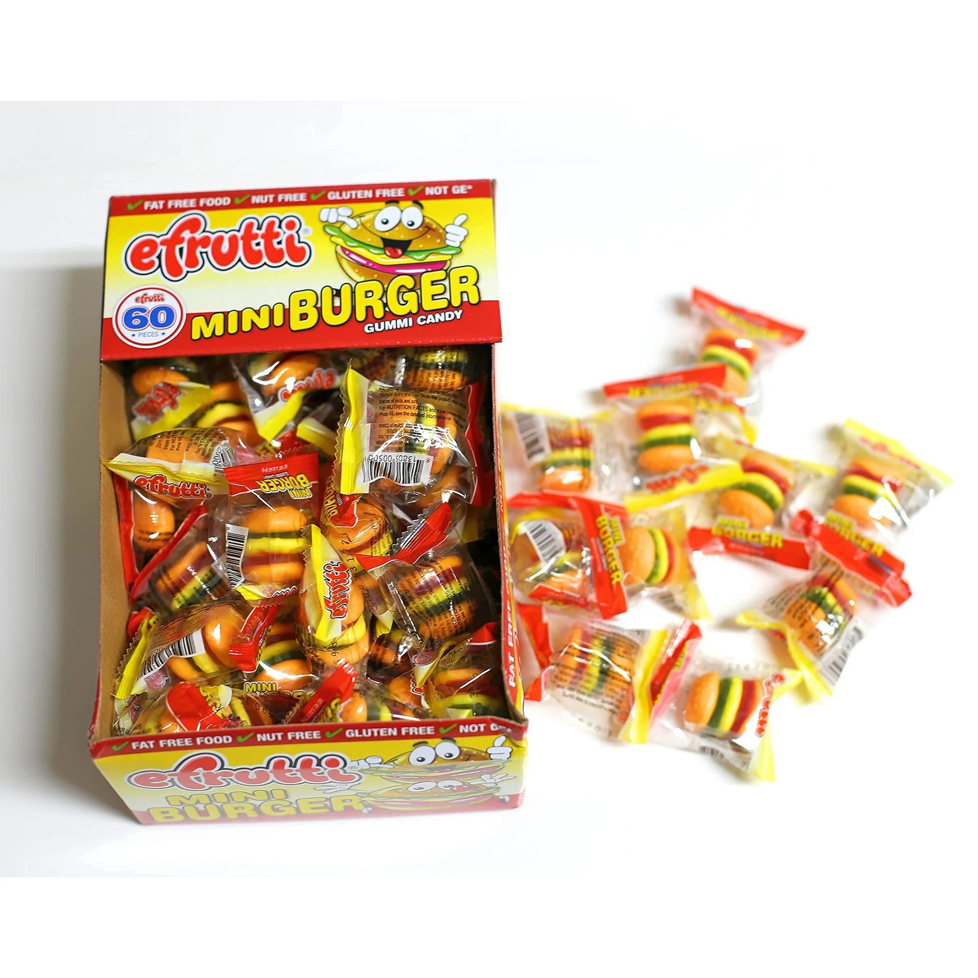 Efrutti Mini Burger (60 Count)
