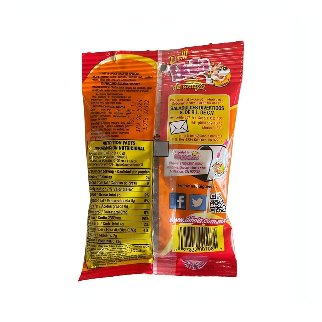 Hola Hot & Spicy Salted Saladitos (12 Count)