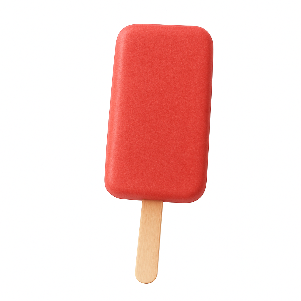 Fruiti Pops Ice Cream Fruit Bars Water-Based (12 Count)
