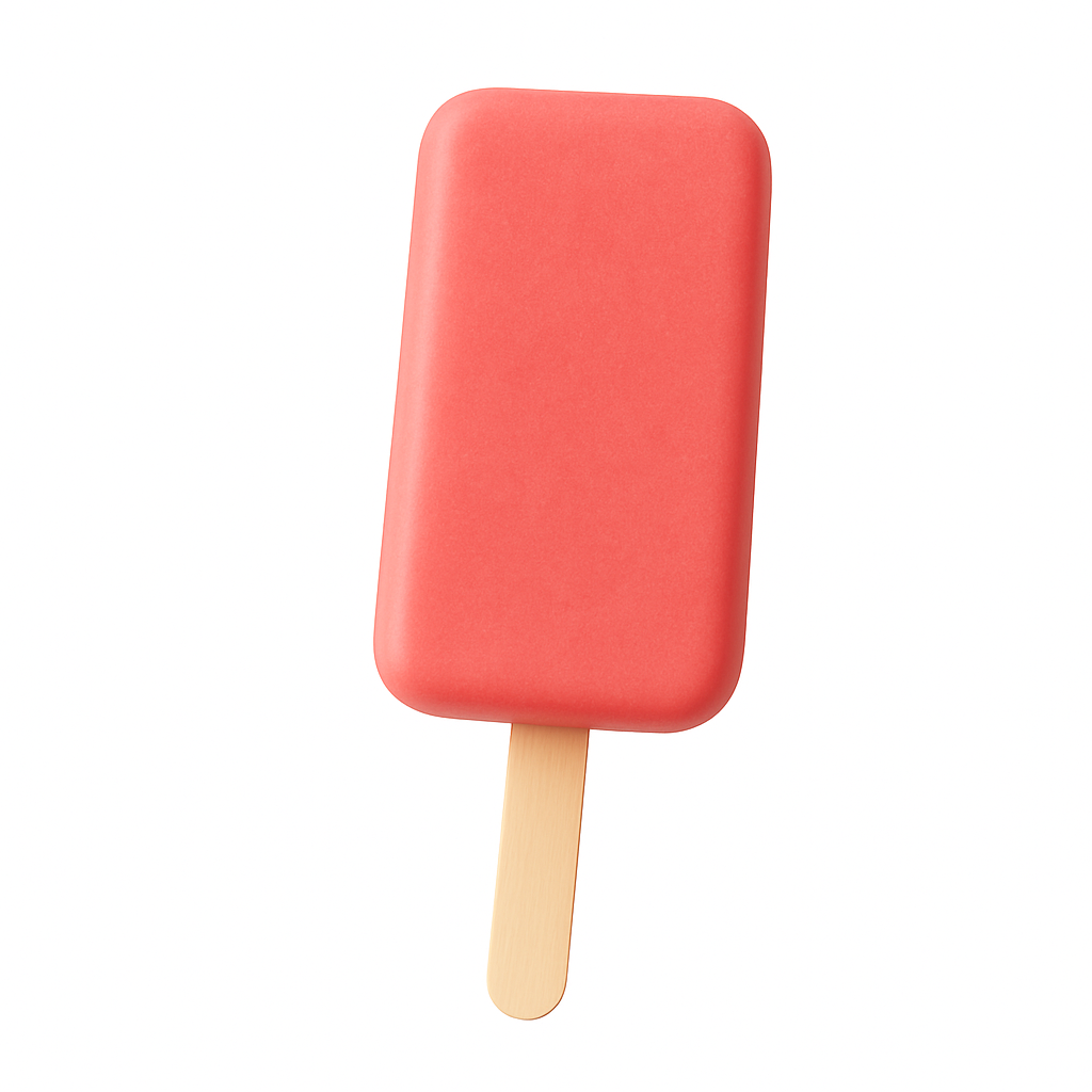 Fruiti Pops Ice Cream Fruit Bars Water-Based (12 Count)