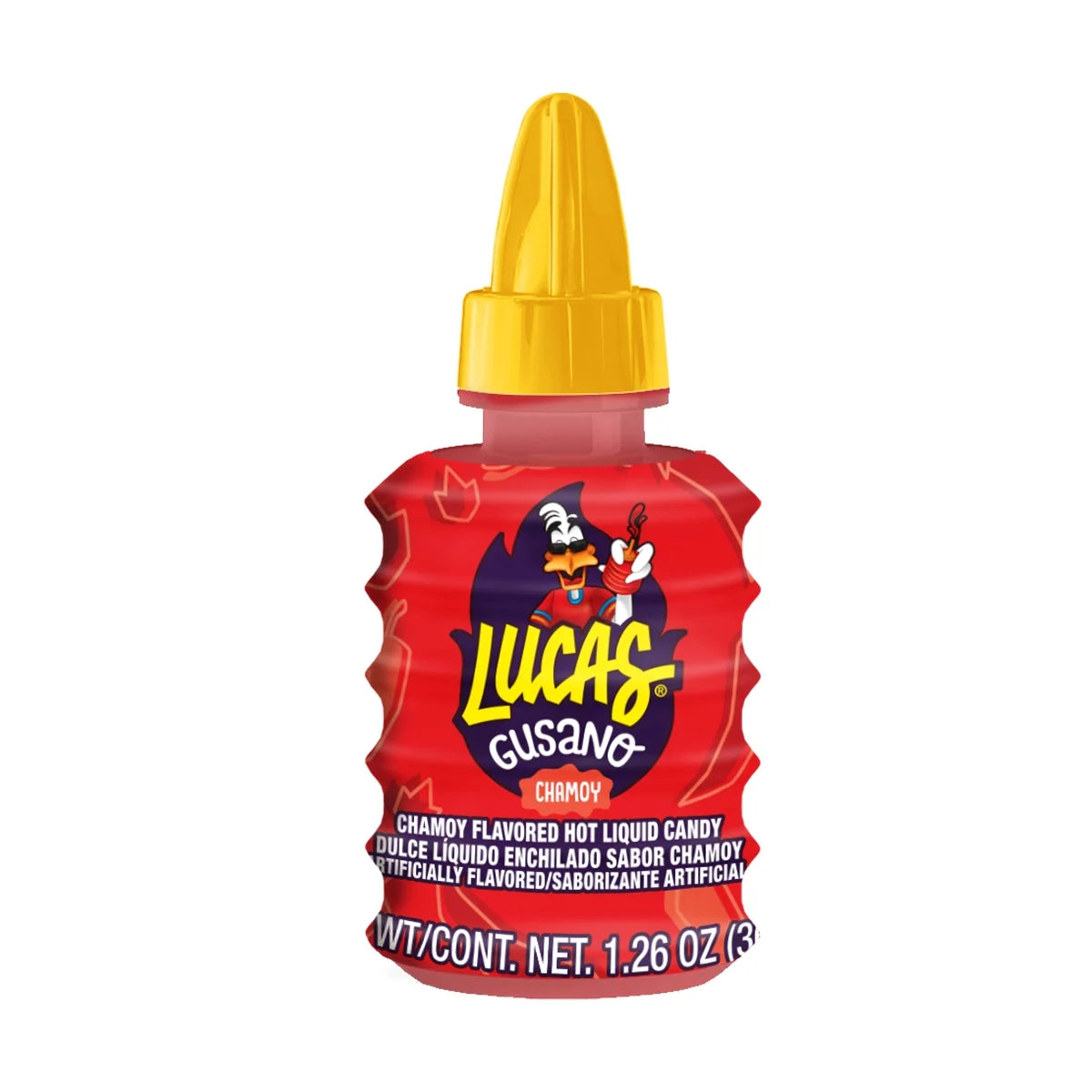 Lucas Gusano Chamoy Liquid Mexican Candy (10 Count)
