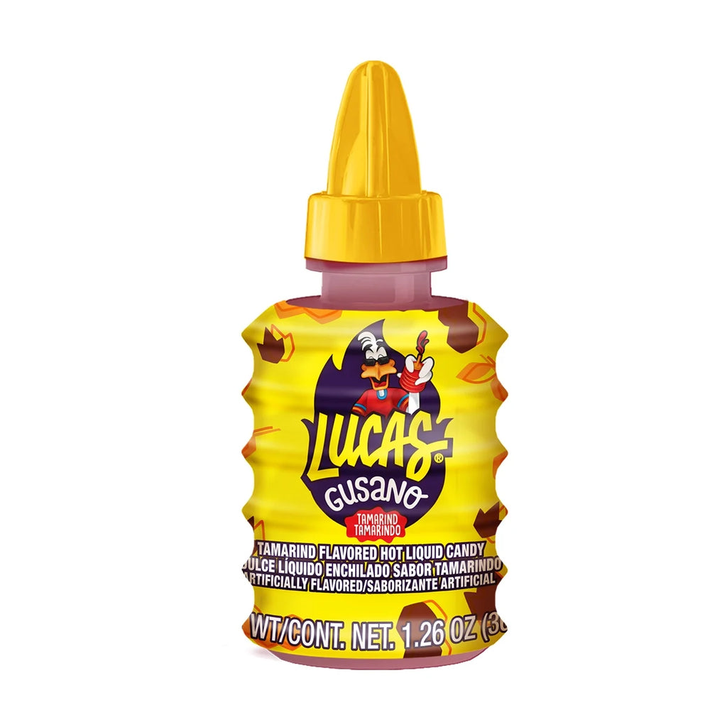 Lucas Gusano Tamarindo Liquid Mexican Candy (10 Count)