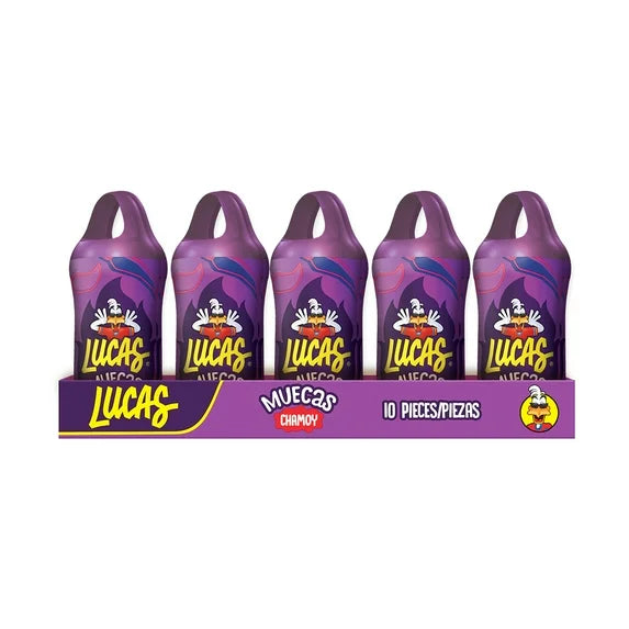 Lucas Muecas Chamoy Mexican Candy Lollipop (10 Count)