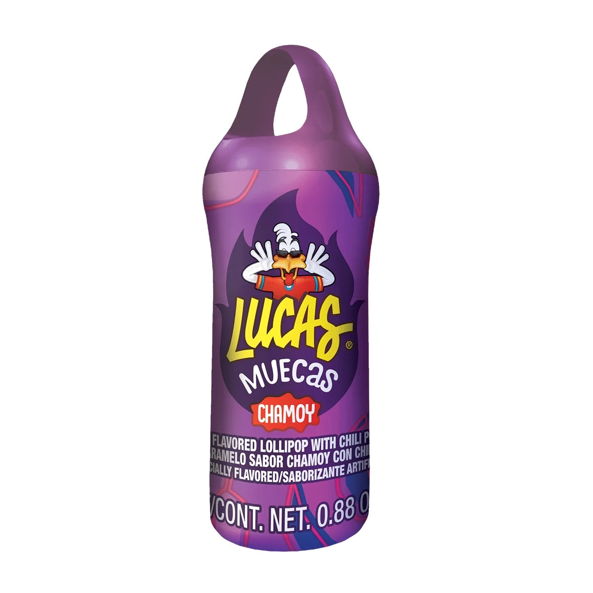 Lucas Muecas Chamoy Mexican Candy Lollipop (10 Count)