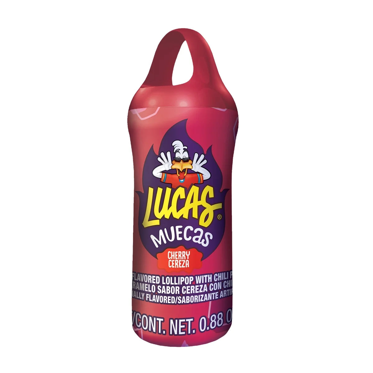 Lucas Muecas Cherry Mexican Candy Lollipop (10 Count)