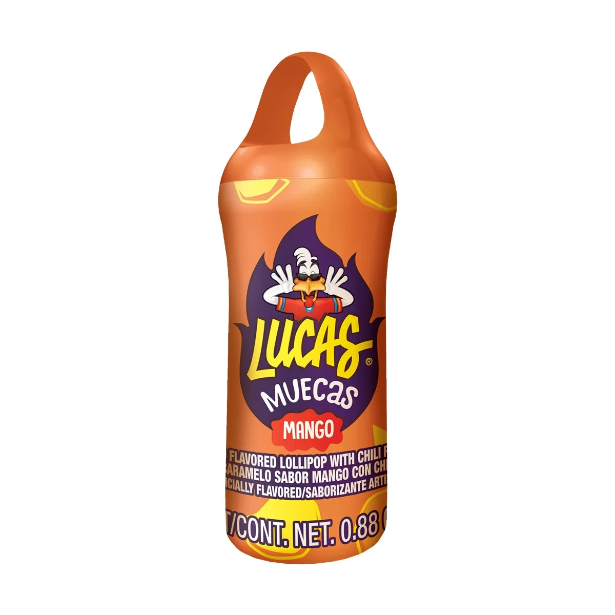Lucas Muecas Mango Mexican Candy Lollipop (10 Count)