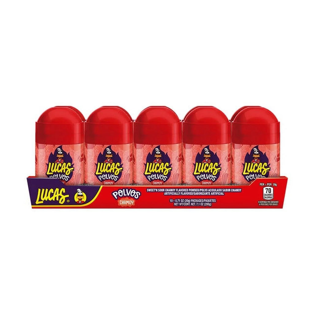 Lucas Polvos Chamoy Mexican Powder Candy (10 Count)