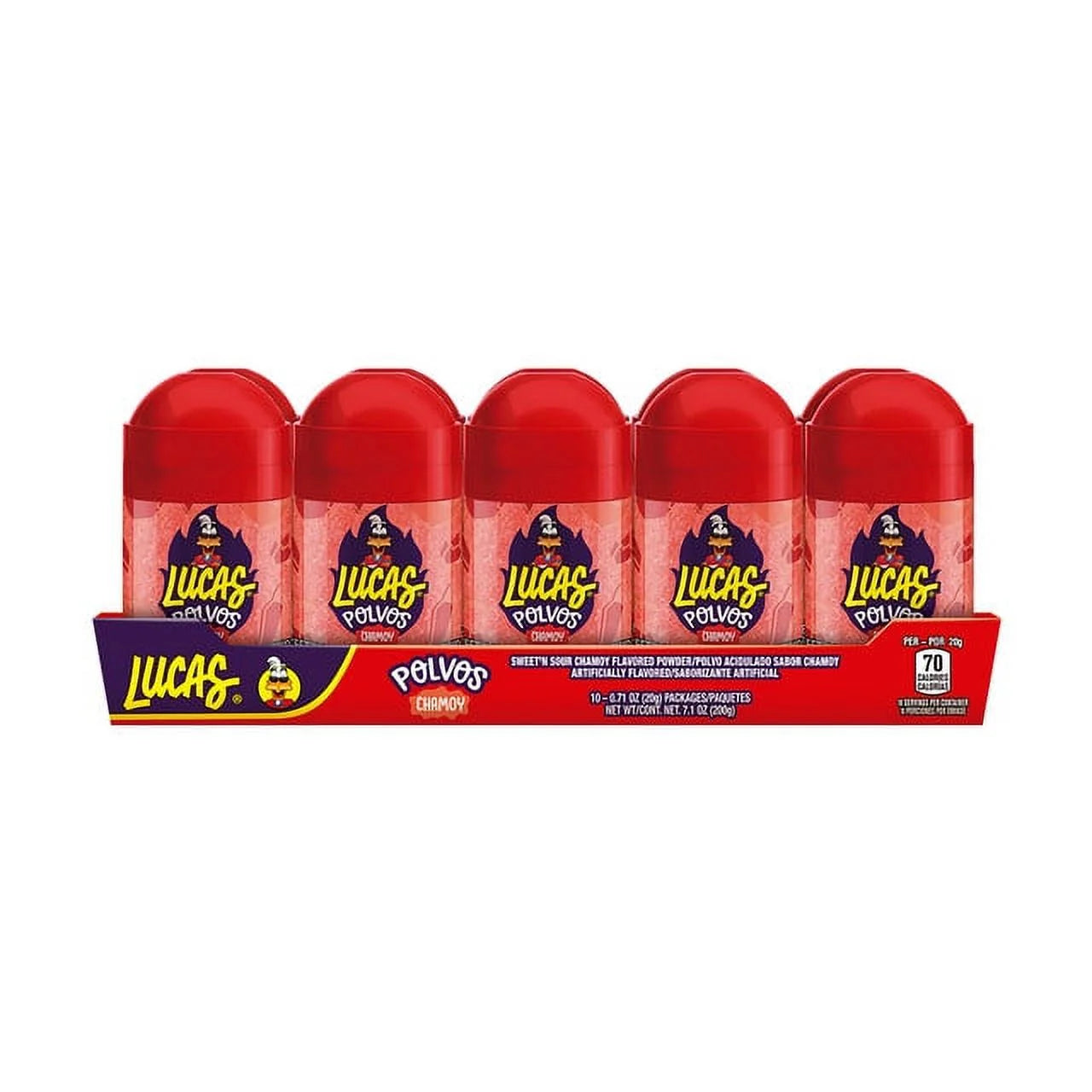 Lucas Polvos Chamoy Mexican Powder Candy (10 Count)