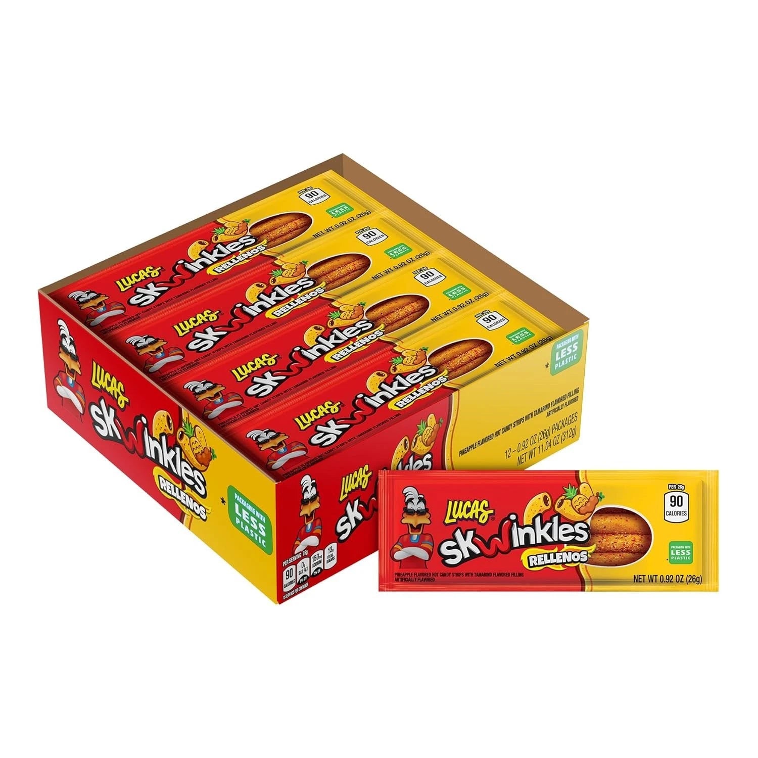 Lucas Skwinkles Rellenos Pineapple (12 Count)