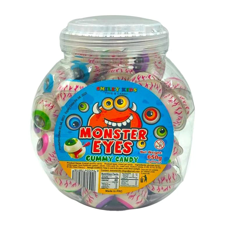 Monster Eyes Gummy Candy (50 Count)