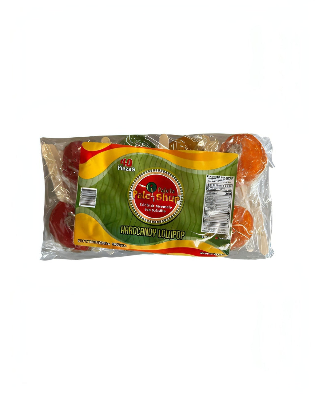 Pale-Chup Saladito Hard Candy Lollipop (40 Count)