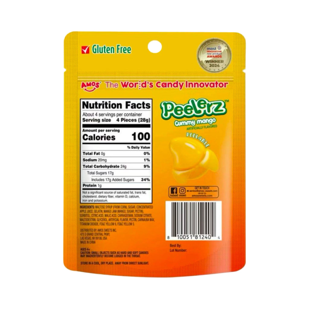 Peelerz Peelable Gummy Mango (6 Oz)