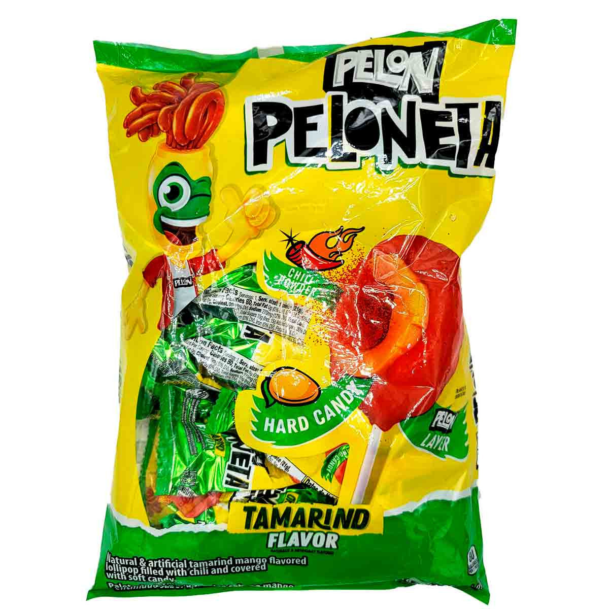 Pelon Peloneta Tamarindo Lollipops (18 Count)