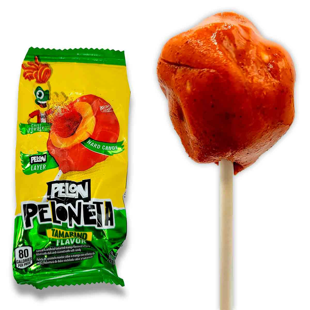 Pelon Peloneta Tamarindo Lollipops (18 Count)