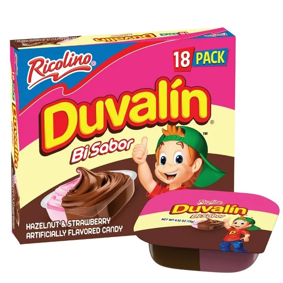 Ricolino Duvalin Hazelnut-Strawberry (18 Count)