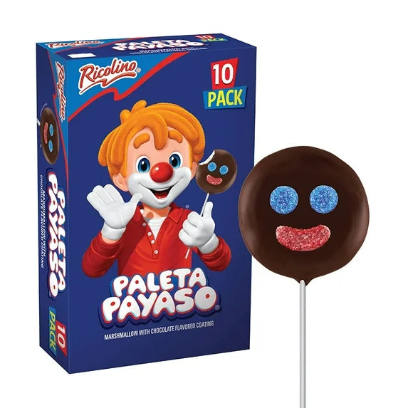 Ricolino Paleta Payaso (10 Count)