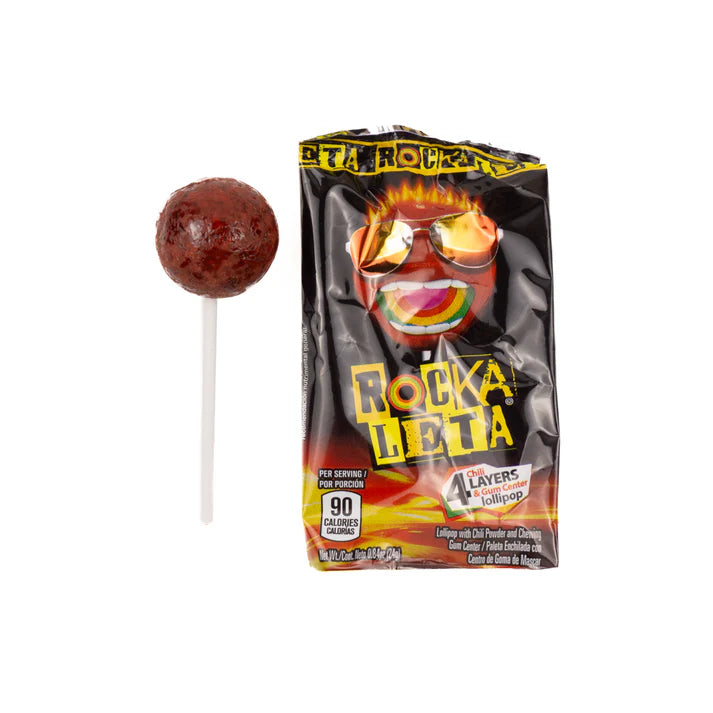 Sonrics Rockaleta Display Tamarindo Lollipop (30 Count)