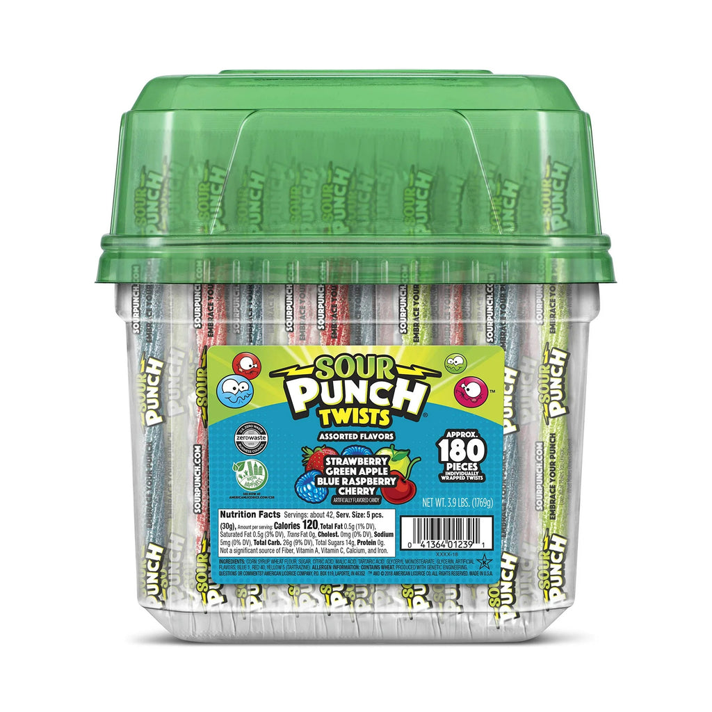 Sour Punch Twists (180 Count)