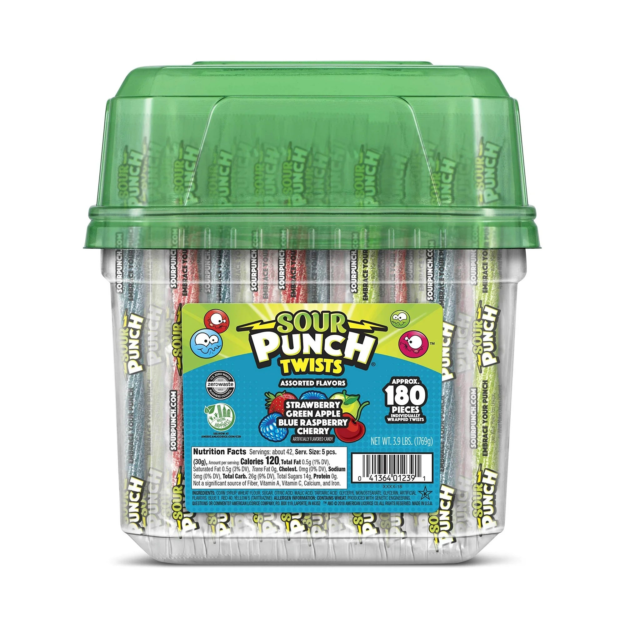 Sour Punch Twists (180 Count)