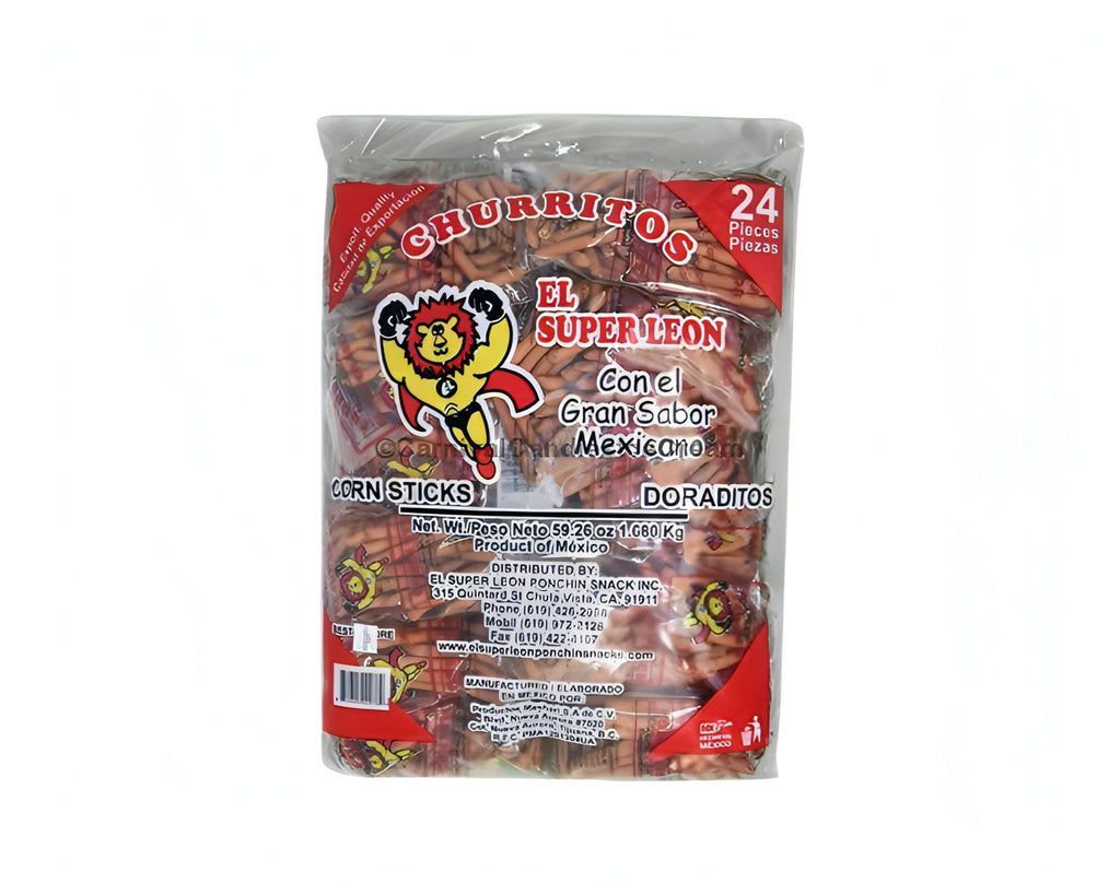 Super Leon Churrito Thick Sticks (24 Count)