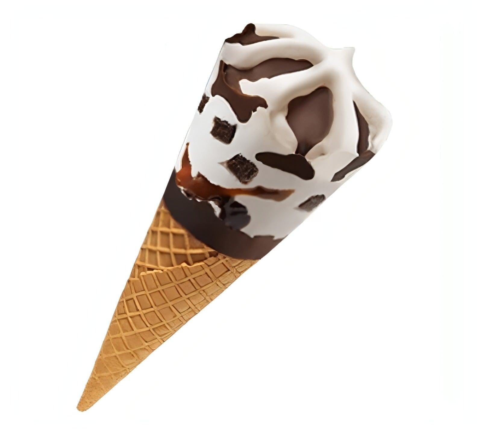Blue Bunny King Size Vanilla Brownie Ice Cream Cone (12 Count)