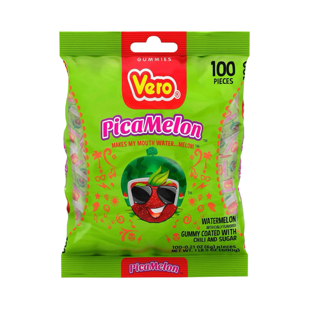 Vero Pica Gomas Sandia Mexican Gummy Candy (100 Count)